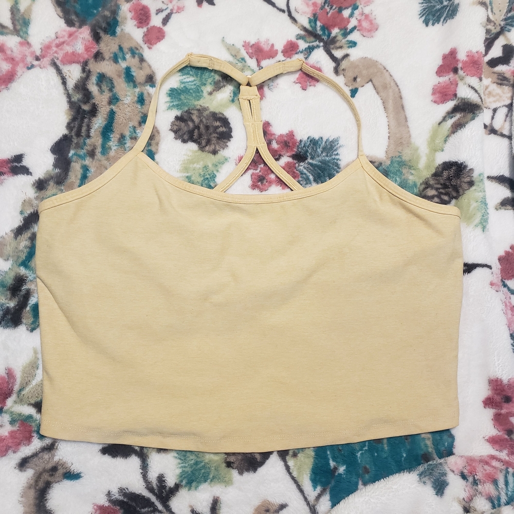 CALIA by Carrie Underwood Light Yellow Camisole  Sizr Medium